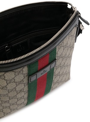 Gucci Pre-Owned monogram Sylvie Web detail crossbody bag