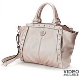 Thumbnail for your product : JLO by Jennifer Lopez gemma studded convertible satchel