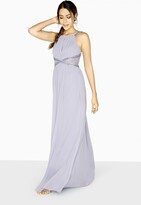 Thumbnail for your product : Little Mistress Lauren Lace Insert Maxi Dress With Keyhole