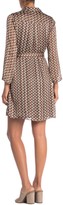 Thumbnail for your product : Collective Concepts 3/4 Sleeve Printed Dress