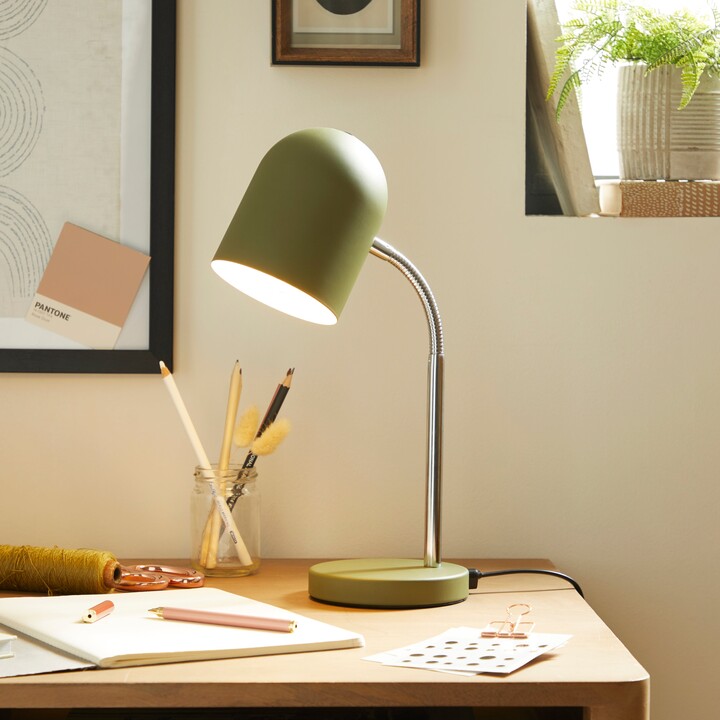 Dunelm Newton Desk Lamp Olive ShopStyle