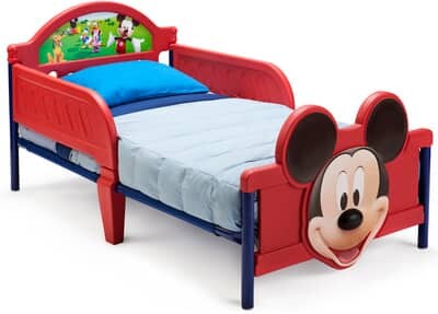 Mickey Mouse Plastic 3D Toddler Bed By Disney