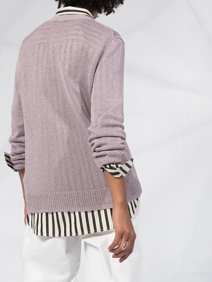 Theory Crew-Neck Knitted Jumper