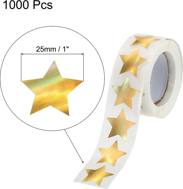 Unique Bargains 2 Roll Star Stickers DIY Adhesive Sparkling Labels 500  Count/Roll - 1 Inch - ShopStyle Trays & Platters