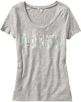 Thumbnail for your product : Old Navy Women's Floral-Text Tees