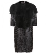 Thumbnail for your product : Marni PERSIAN LAMB COAT WITH CONTRAST COLLAR