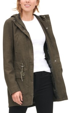 Levi's Women's Cotton Hooded Fishtail Parka Jacket - ShopStyle Outerwear