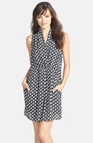 Thumbnail for your product : Collective Concepts Print Chiffon Shirtdress
