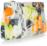Thumbnail for your product : Jimmy Choo Zulu floral-print canvas clutch