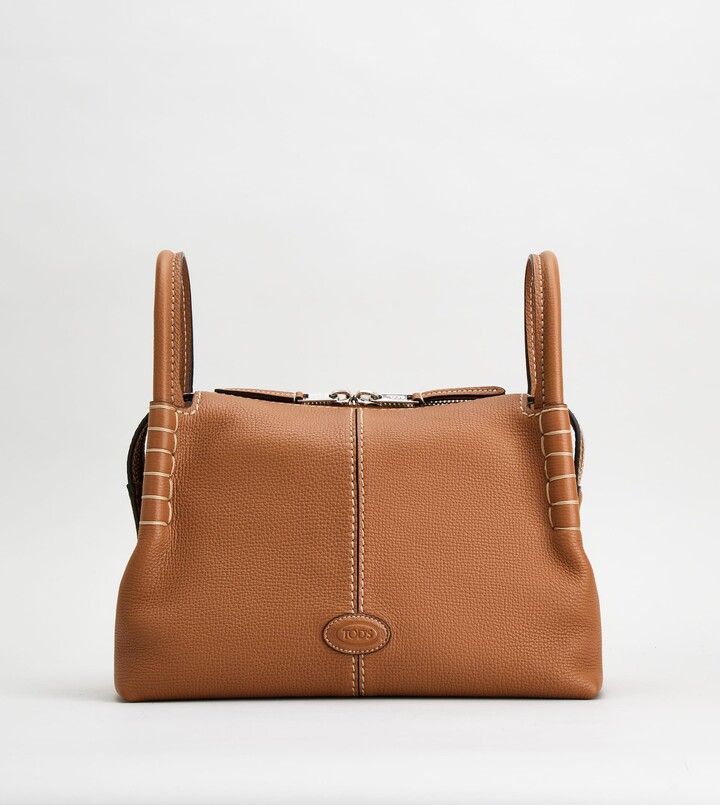 Tod's Boston Bag in Leather Small ShopStyle Totes