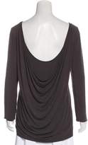 Thumbnail for your product : Theory Silk-Blend Draped Top