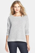 Thumbnail for your product : Eileen Fisher Terry Ballet Neck Top