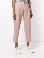 Thumbnail for your product : Paul Smith cropped pleated front trousers
