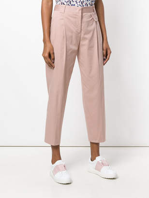 Paul Smith cropped pleated front trousers