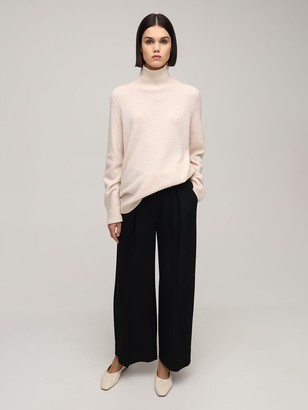The Row Wool & Cashmere Knit Turtleneck Sweater