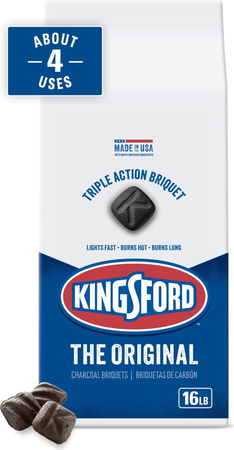 Kingsford Original Charcoal Briquettes for Grilling, 16 lbs