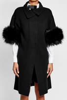 Thumbnail for your product : Steffen Schraut Merino Wool Coat with Faux Fur
