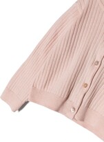 Thumbnail for your product : Molo Rib-Knit Organic Cotton Cardigan
