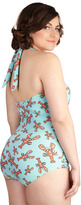 Thumbnail for your product : Esther Williams Bathing Beauty One-Piece Swimsuit in Lobster