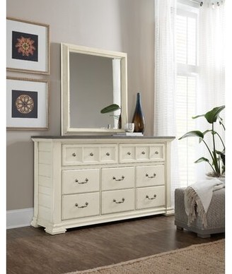 Hooker Furniture Sturbridge 8 Drawer Double Dresser with Mirror