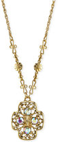 Thumbnail for your product : Vatican Gold-Tone Crystal Cross Pendant Necklace