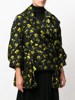 Simone Rocha asymmetrical floral jacket