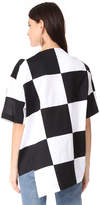Thumbnail for your product : Marques Almeida Checkerboard Oversize T-Shirt