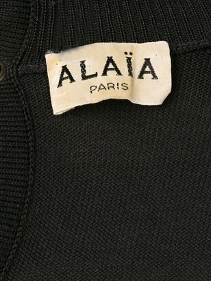 Alaïa Pre-Owned Fitted Short Dress