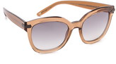 Thumbnail for your product : Bottega Veneta Thick Frame Sunglasses