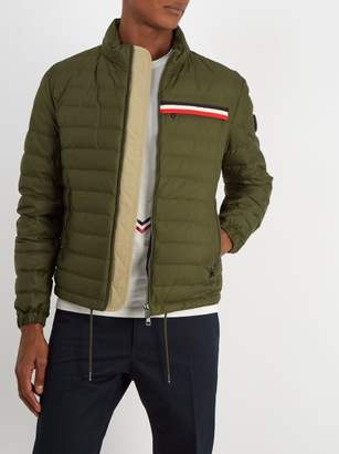Moncler Edgard Hooded Quilted Down Jacket - Mens - Green