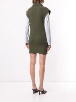 Thumbnail for your product : Chanel Pre Owned Cashmere Plunge-Neck Dress