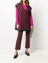 Thumbnail for your product : Marni Checked Cropped Trousers