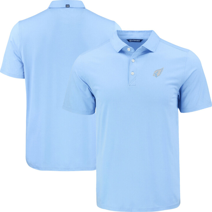 Men's Cutter & Buck Powder Blue Arizona Cardinals Coastline Epic Comfort Eco Recycled Polo