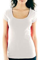 Thumbnail for your product : Liz Claiborne Short-Sleeve Scoopneck Tee