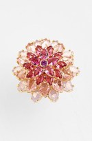 Thumbnail for your product : Kate Spade 'ombré Bouquet' Crystal Statement Ring