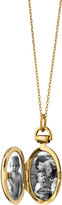 Thumbnail for your product : Monica Rich Kosann 18k Gold Petite Oval Locket Necklace with Diamond Star, 17"L