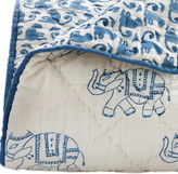 Thumbnail for your product : Rikshaw Organic Taj Blue Crib Quilt