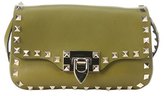 Thumbnail for your product : Valentino green leather 'Rockstud' mini satchel