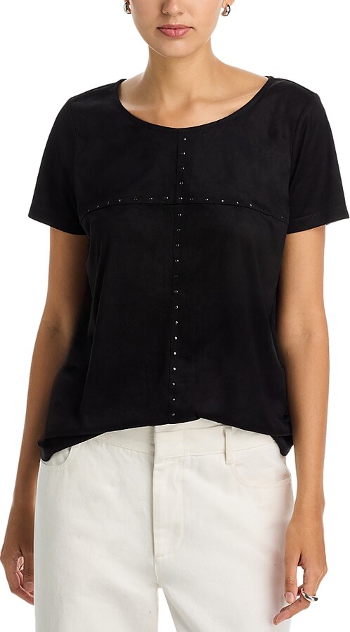 Single Thread Faux Suede Top