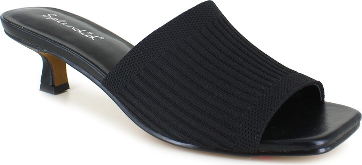 Hadley Kitten Heel Slide Sandal