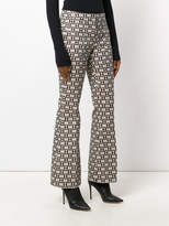 Thumbnail for your product : Giamba embroidered flared trousers