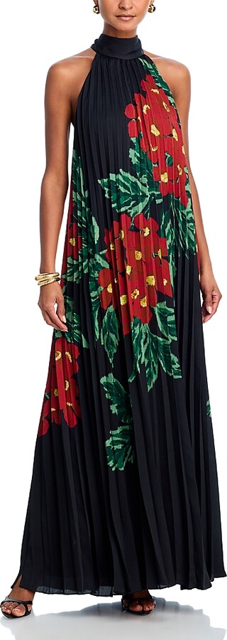 Ungaro Lester Pleated Halter Dress