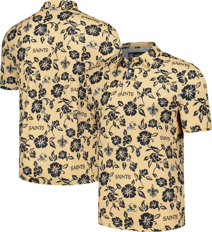 Reyn Spooner Men's Gold New Orleans Saints Pua Performance Polo