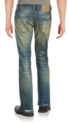 Cult of Individuality Straight-Leg Cotton Jeans