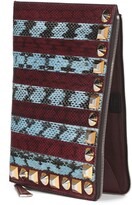 Thumbnail for your product : Fendi Genuine Snakeskin & Leather Clutch
