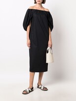 Thumbnail for your product : Tela Off-Shoulder Cotton Midi Dress