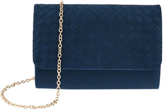 monsoon silver clutch bag