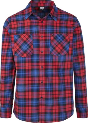 Urban Classics Men's Hemd Checked Flanell Shirt 5 Casual
