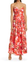 Thumbnail for your product : Milly Noah Brushstroke Floral Poplin Maxi Dress
