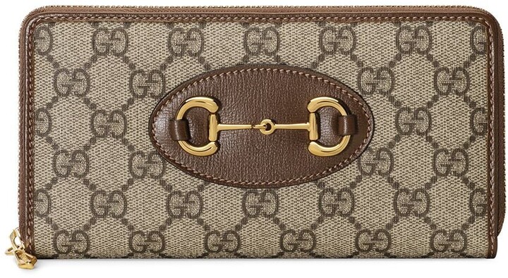 Gucci 1955 Horsebit zip around wallet - ShopStyle